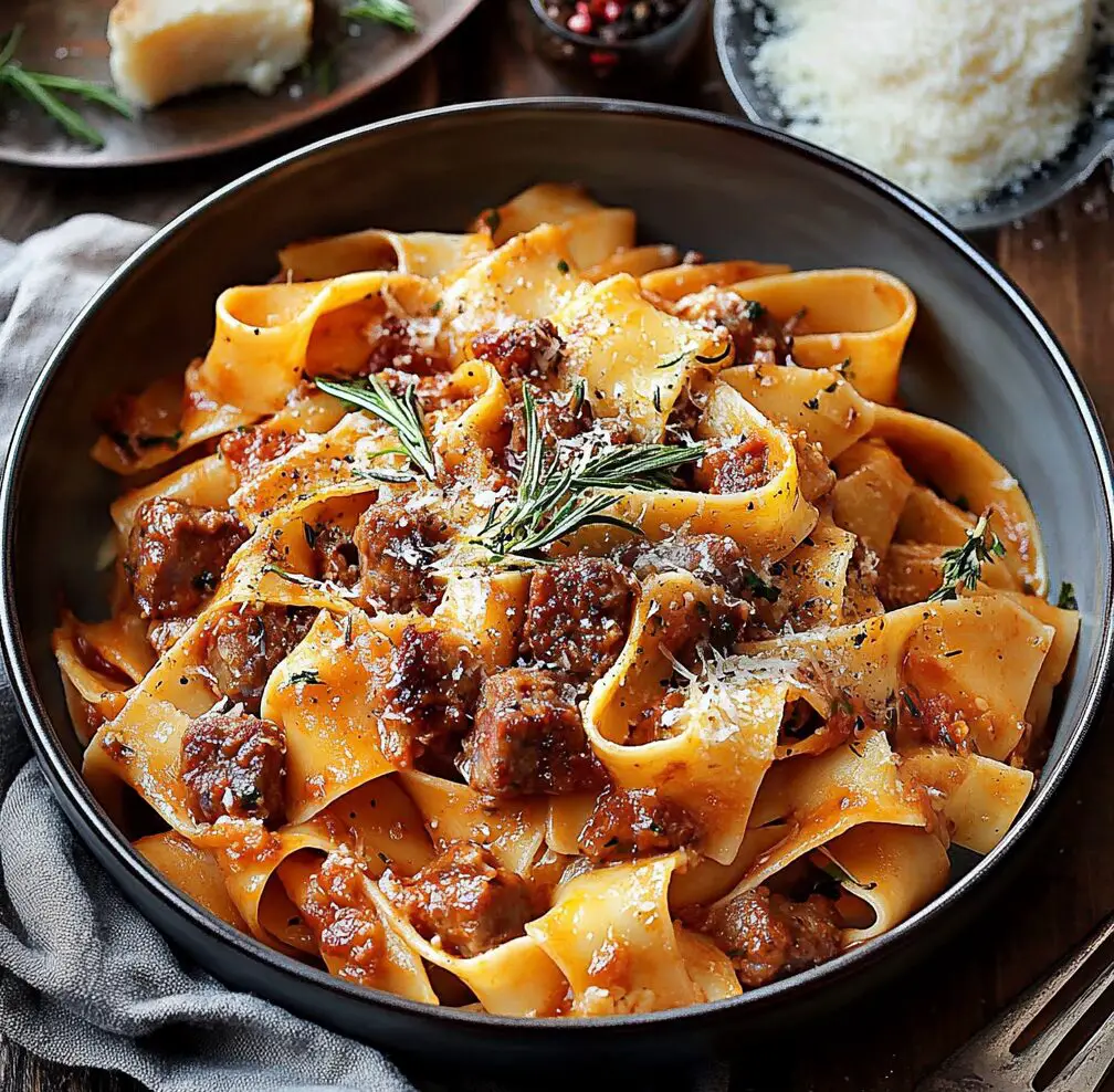 Creamy Calabrian Chili Pappardelle with Sausage & Fennel