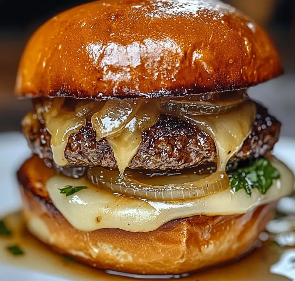 French Onion Soup Burger