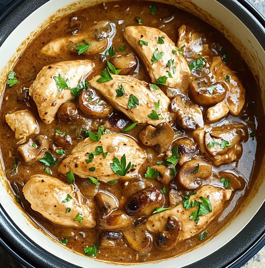 Slow Cooker Chicken Marsala