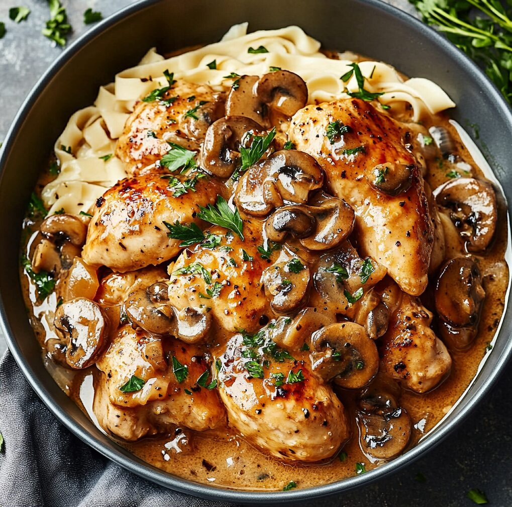 Slow Cooker Chicken Marsala