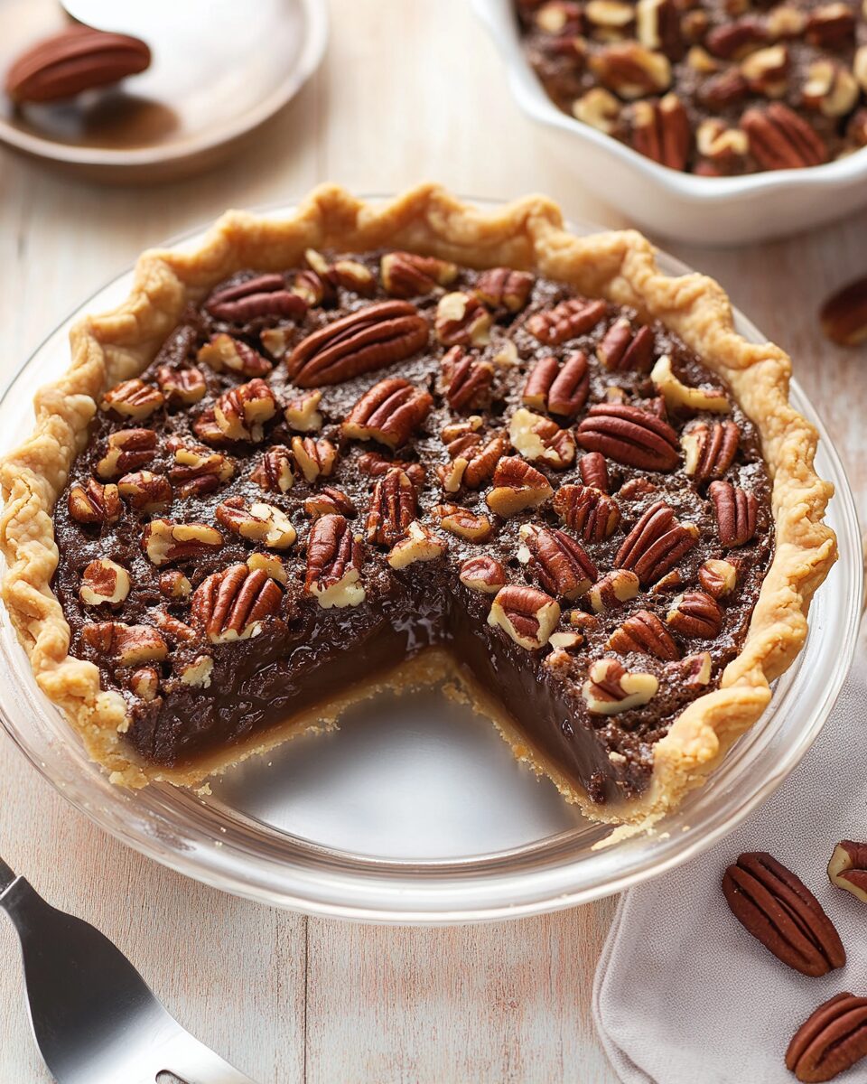 Brownie Pecan Pie