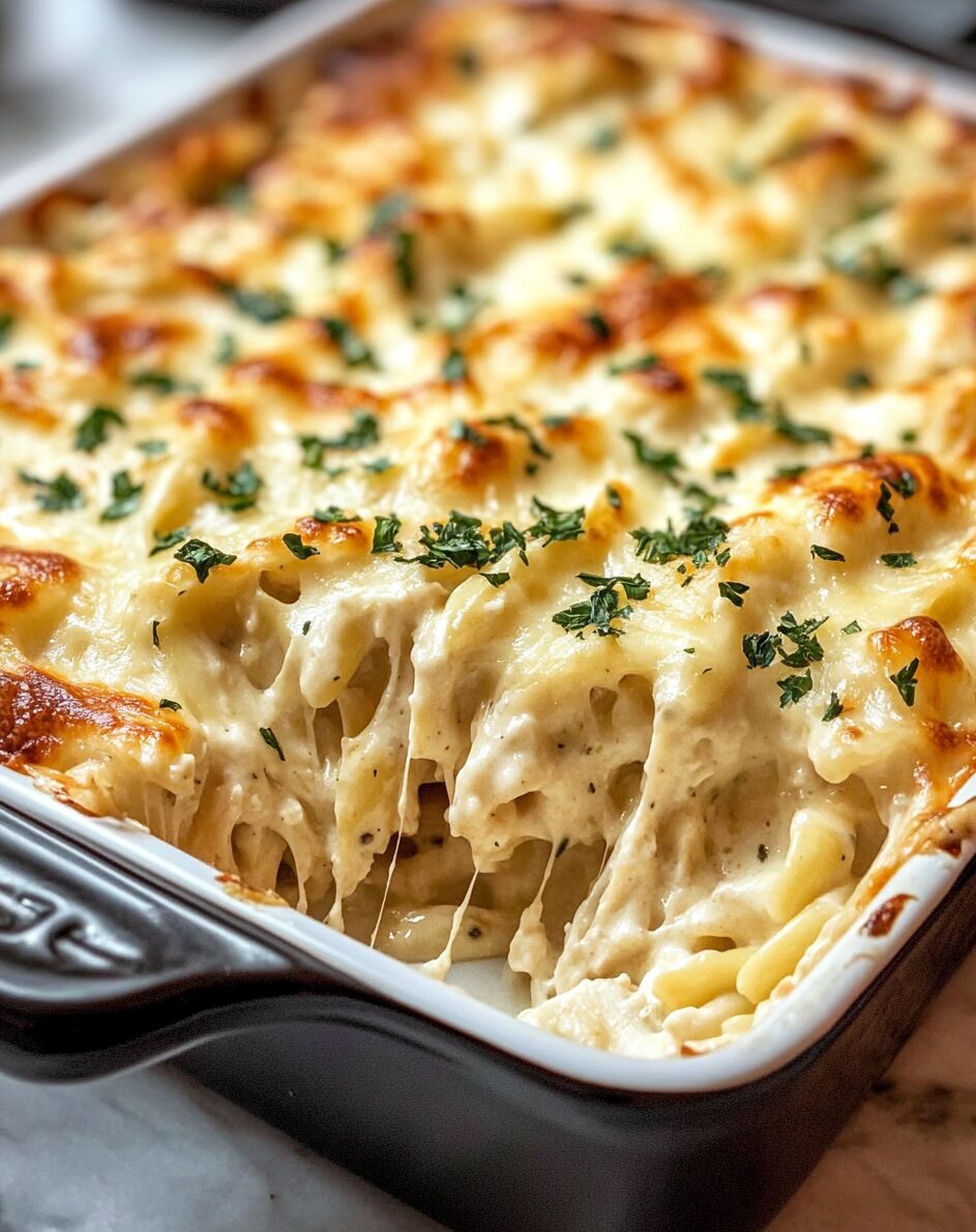 Chicken Alfredo Casserole