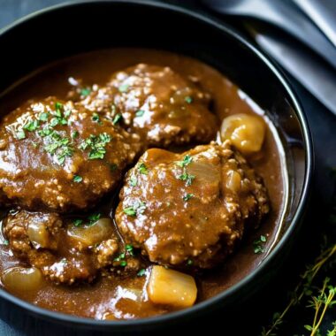Slow Cooker Salisbury Steak