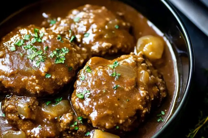 Slow Cooker Salisbury Steak