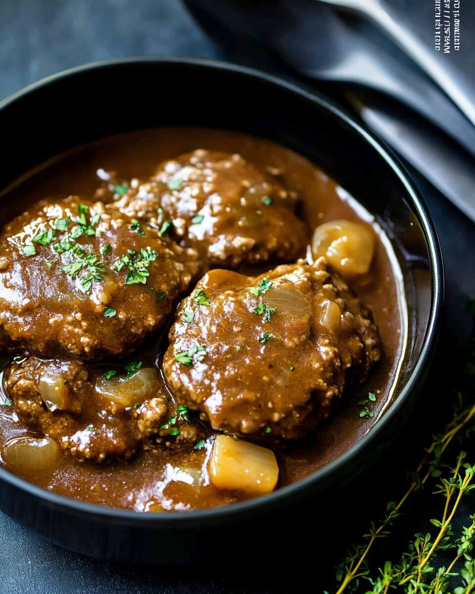 Slow Cooker Salisbury Steak