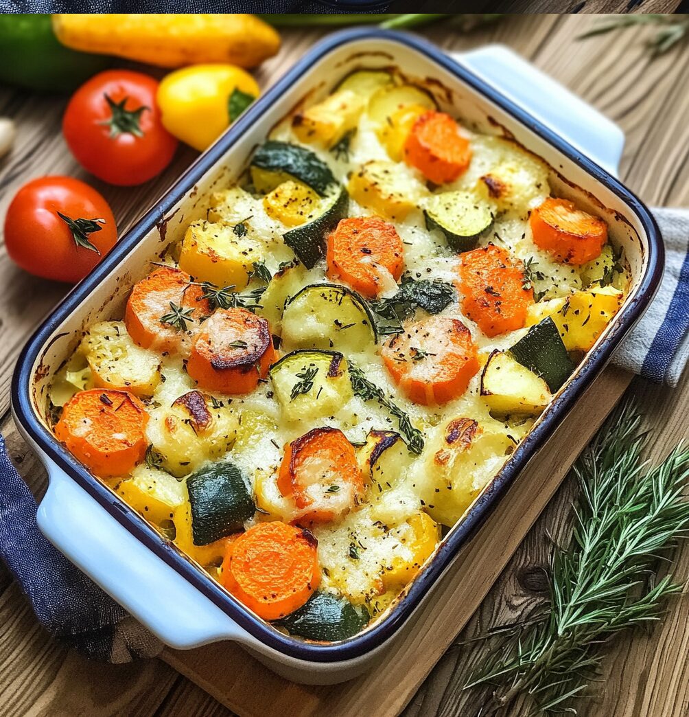 Healthy Mixed Vegetable Casserole