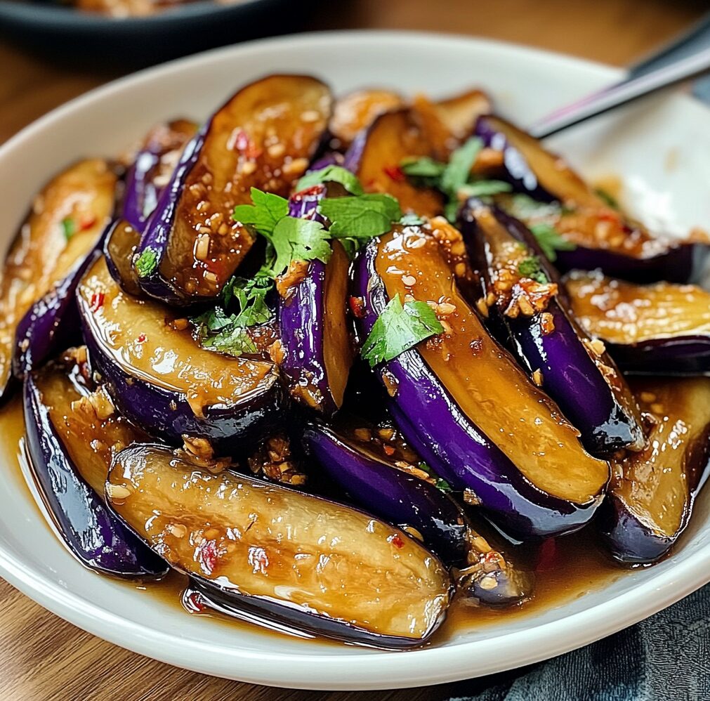 Chinese Eggplant with Garlic Sauce