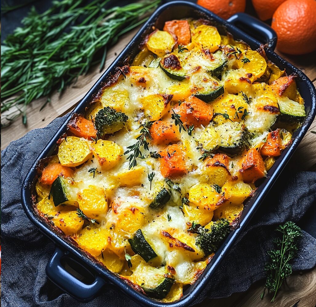 Healthy Mixed Vegetable Casserole
