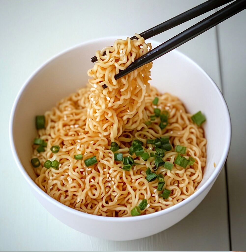 Sesame Garlic Ramen Noodles