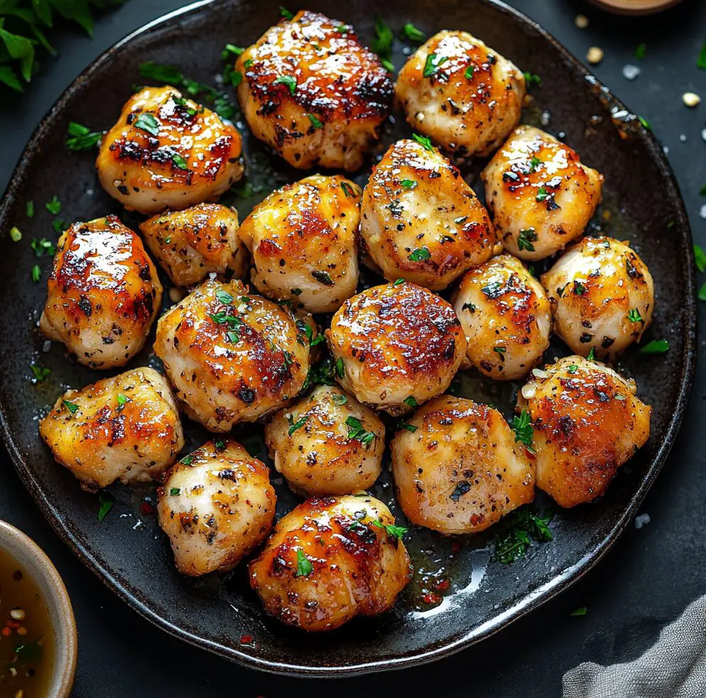 Garlic Butter Chicken Bites