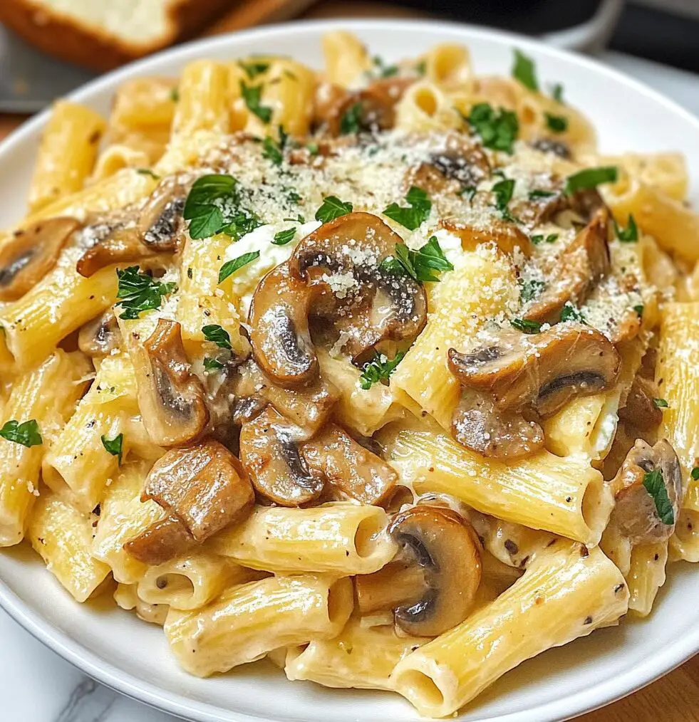 Mushroom Ricotta Pasta