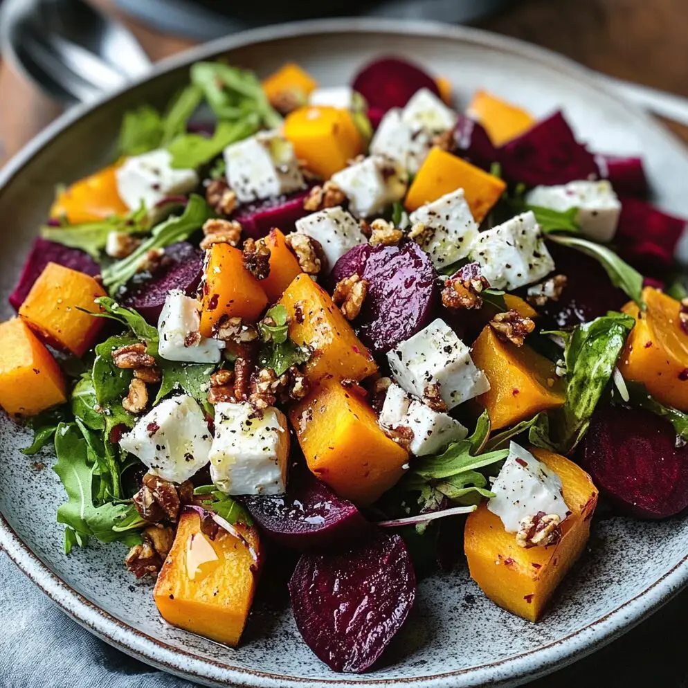 Butternut and Beetroot Salad