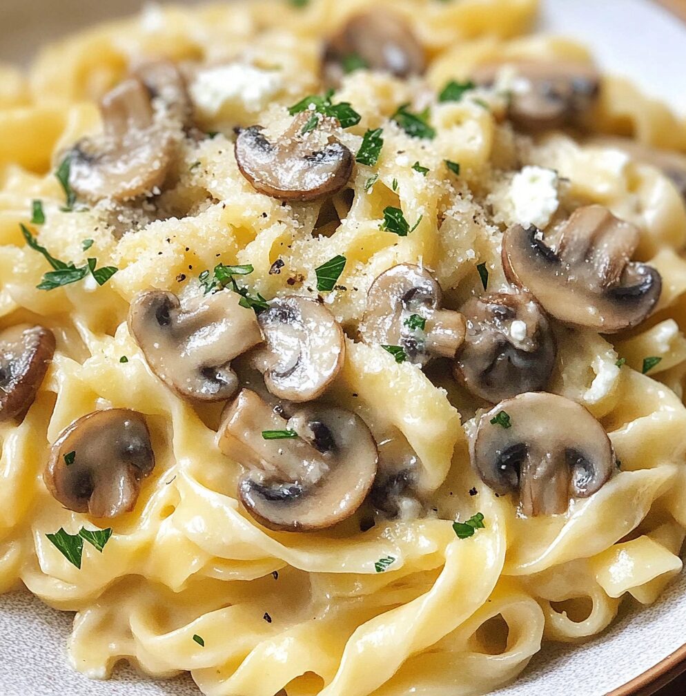 Mushroom Ricotta Pasta