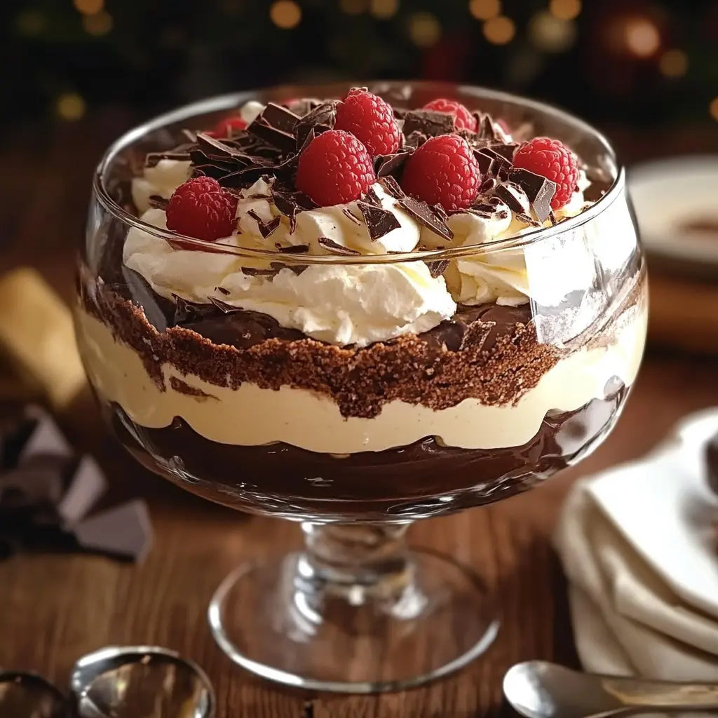 Decadent Baileys Chocolate Cheesecake Trifle