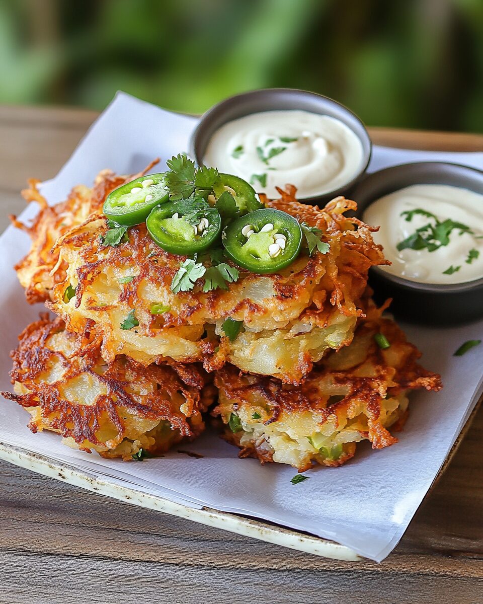 Spicy Jalapeño Potato Pancakes