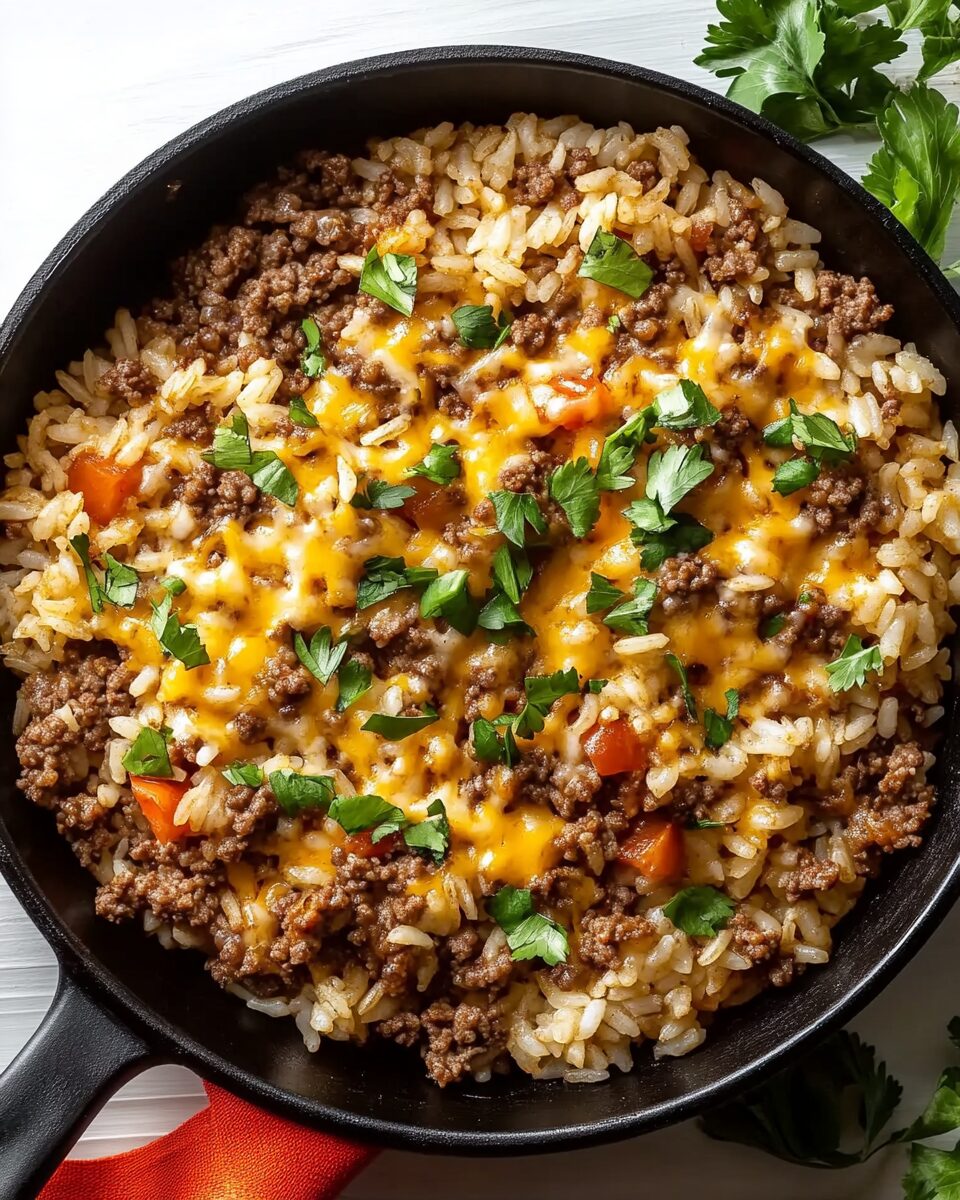 Ground Beef and Rice Skillet