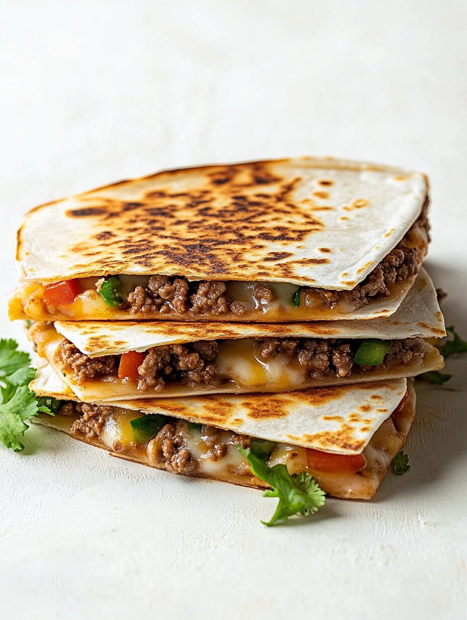 Ground Beef Quesadillas