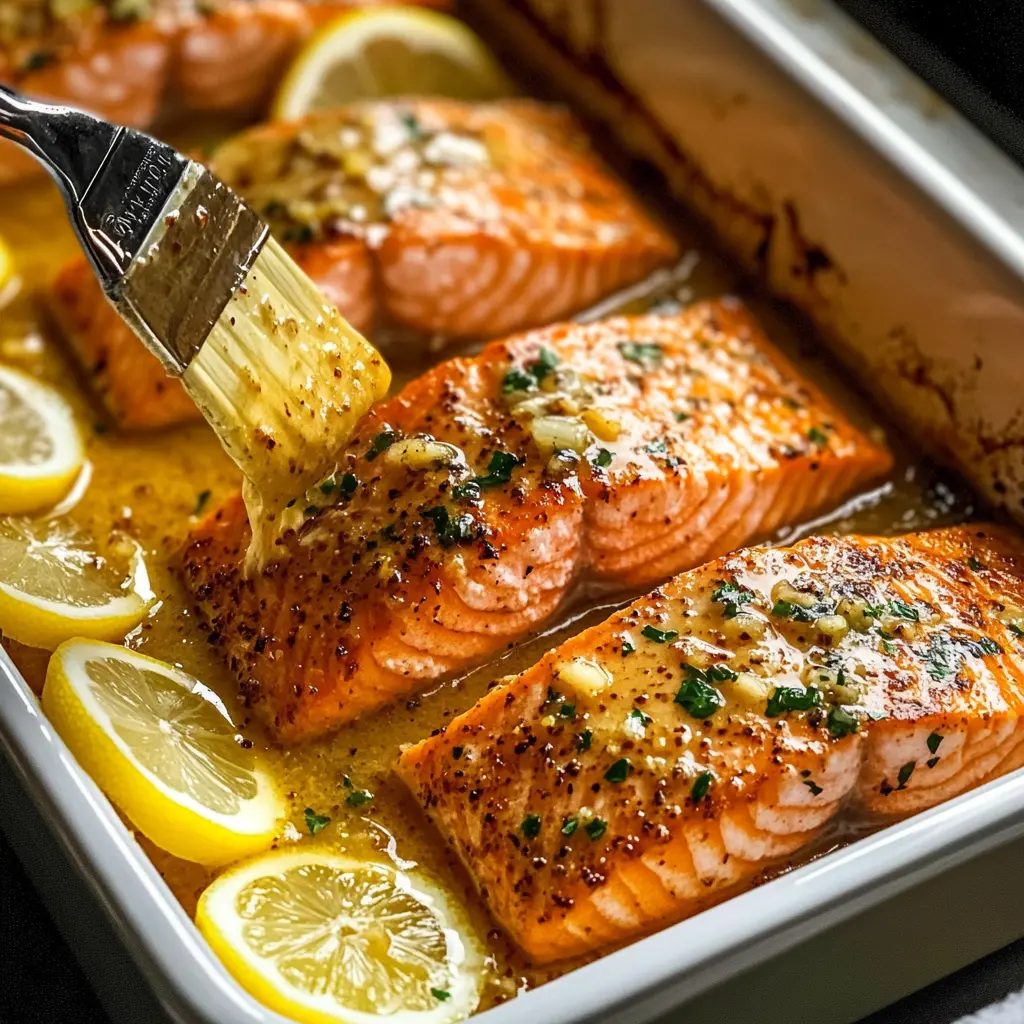 Garlic Butter Baked Salmon