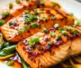 Honey Garlic Baked Salmon