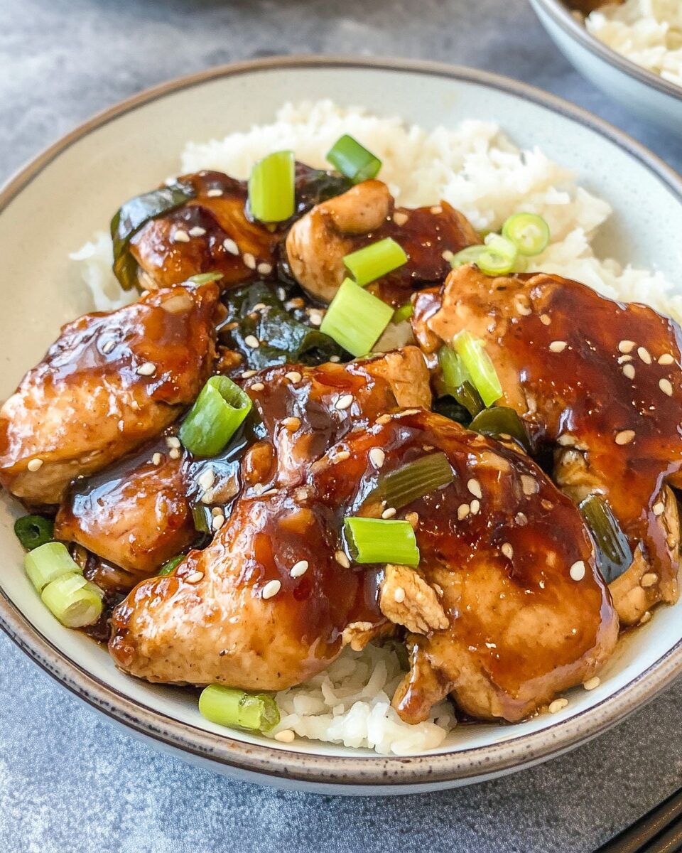 Hawaiian Teriyaki Chicken Crockpot