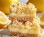 Zesty Lemon Crumb Bars with Buttery Topping