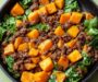 Ground Beef and Sweet Potatoes Skillet