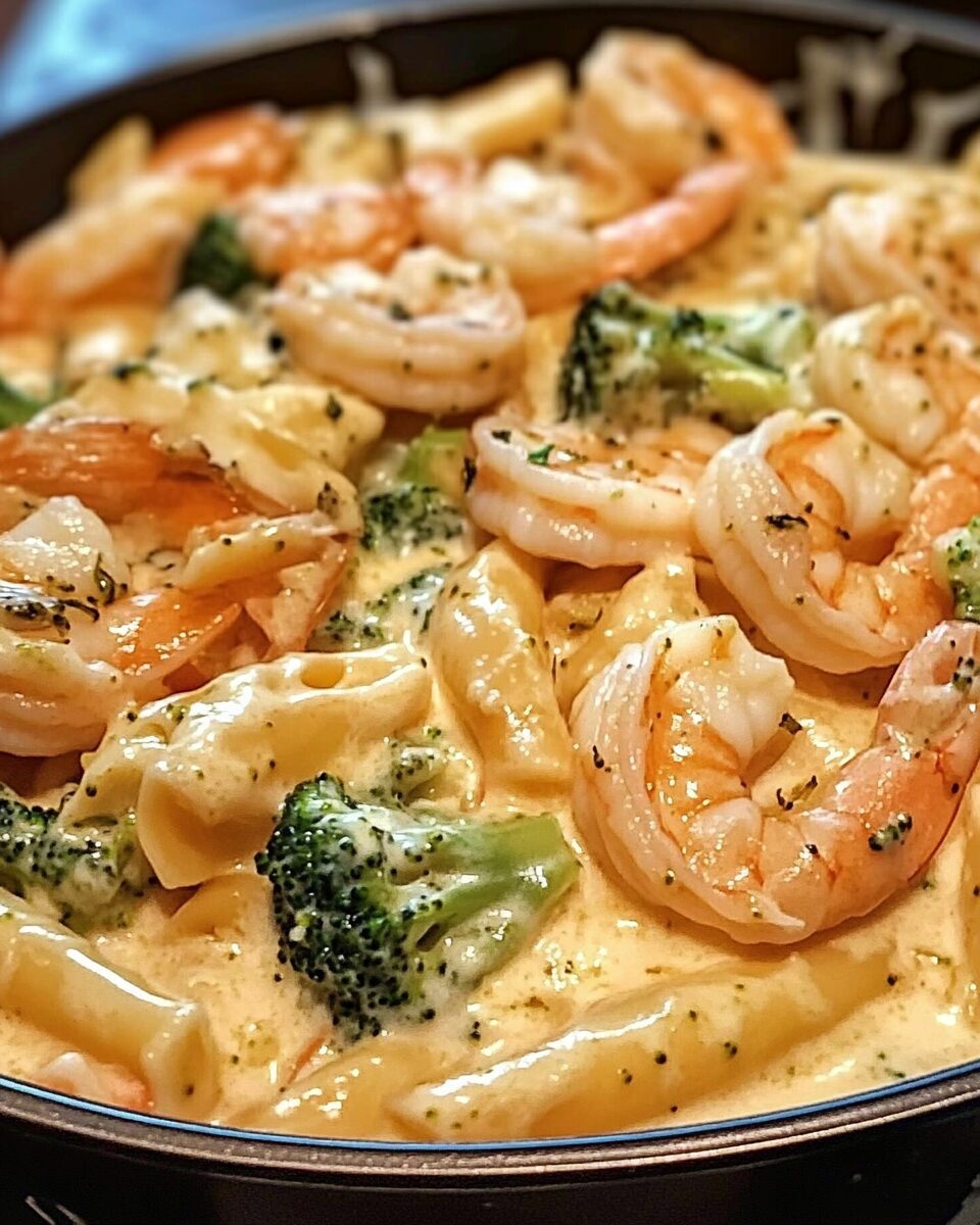Shrimp and Broccoli Alfredo