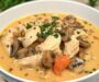 Creamy Chicken, Mushroom, and Wild Rice Soup