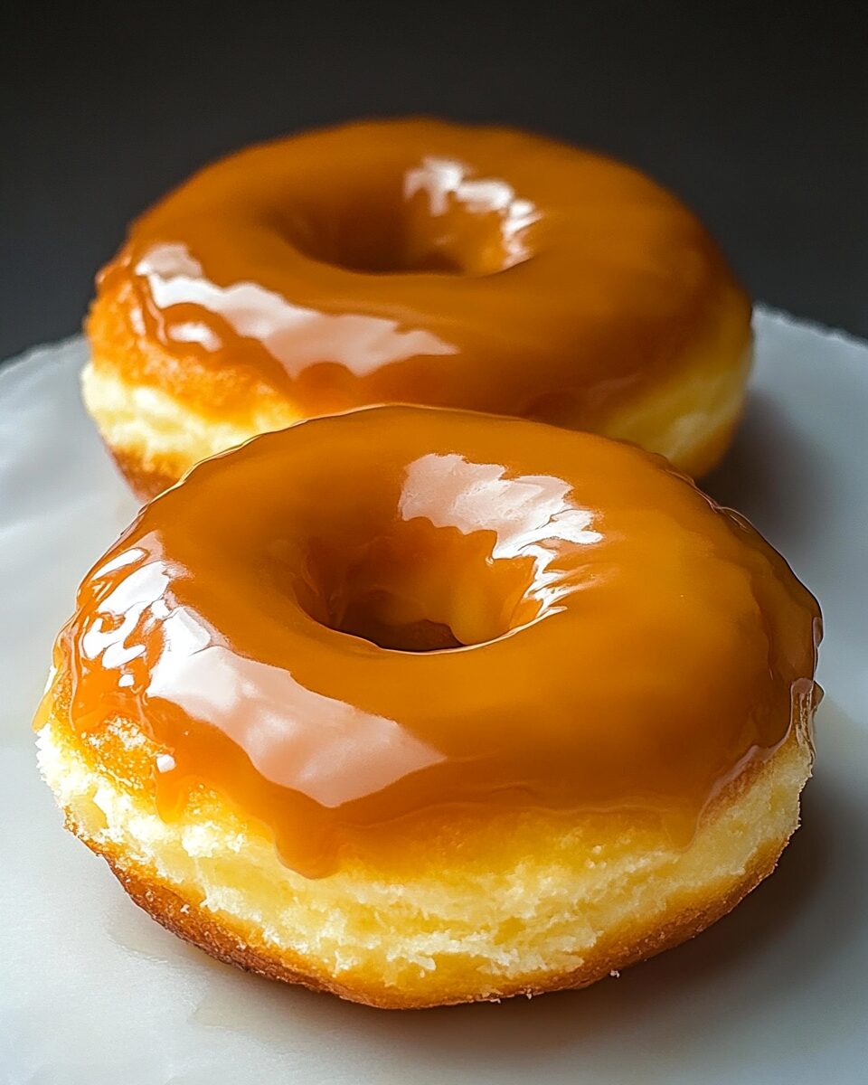 Carnivore Donuts with Caramel Glaze