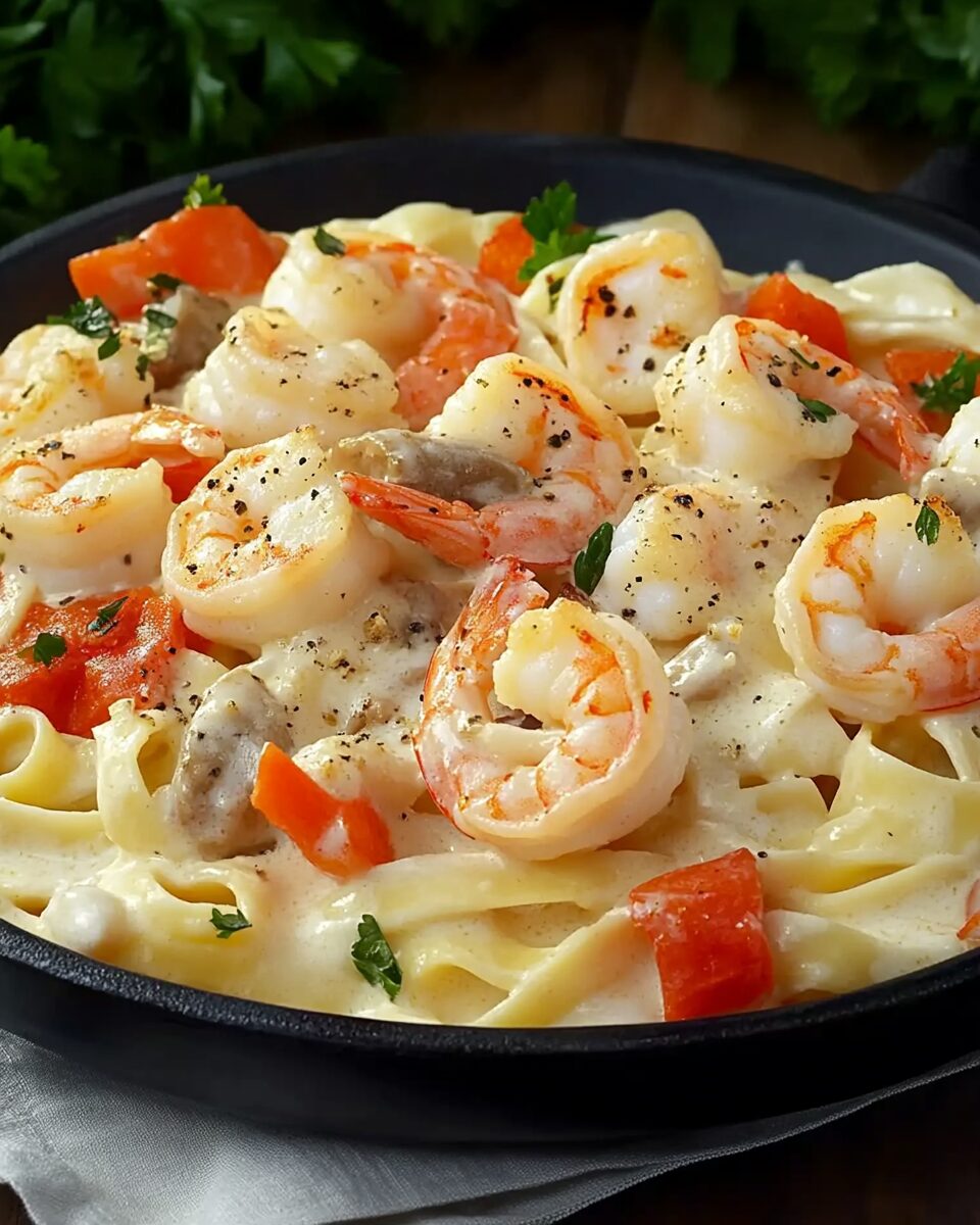Shrimp Fettuccine Alfredo