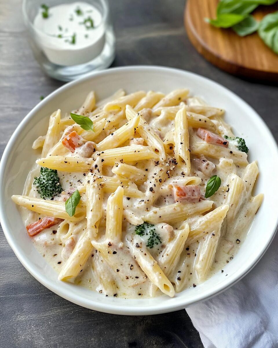 White Sauce Penne Pasta