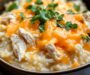 Crockpot Cheesy Chicken and Rice