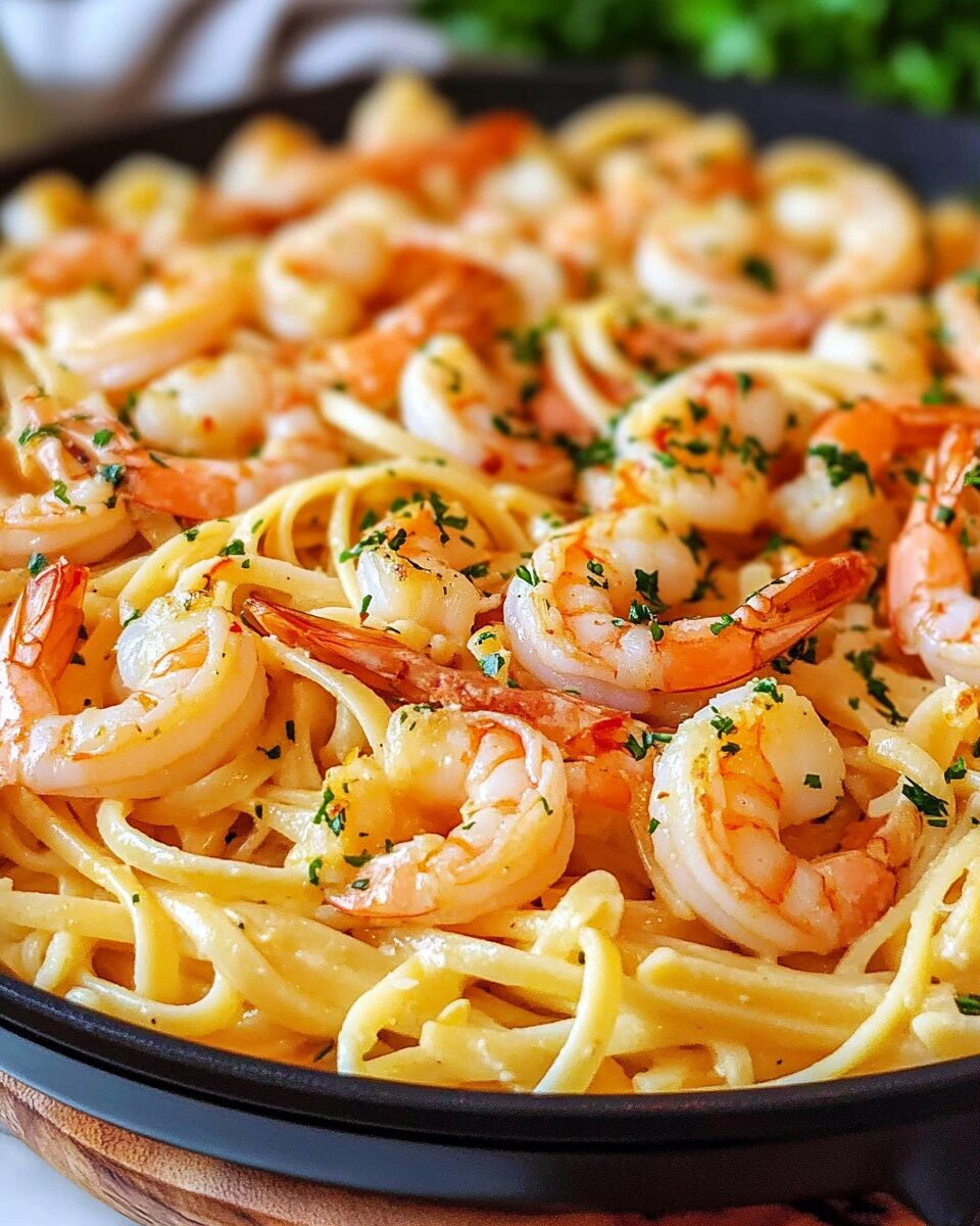 Garlic Butter Shrimp Pasta