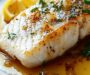 Honey Dijon Slow-Cooked Sea Bass