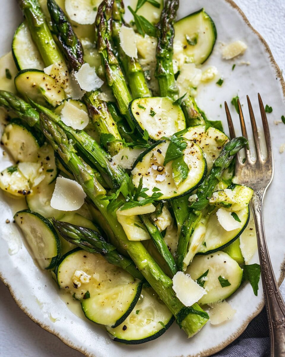 Asparagus and Zucchini Crudi