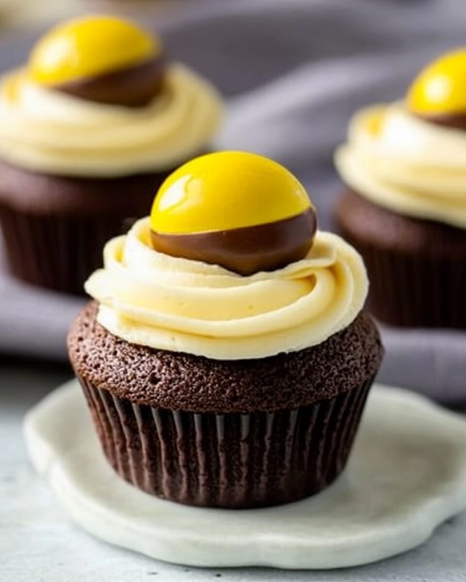 Cadbury Creme Egg Cupcakes
