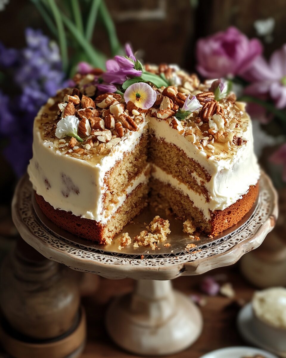 Enchanted Grove Maple Walnut Cake