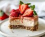 Gluten-Free Vegan Strawberry Cheesecake