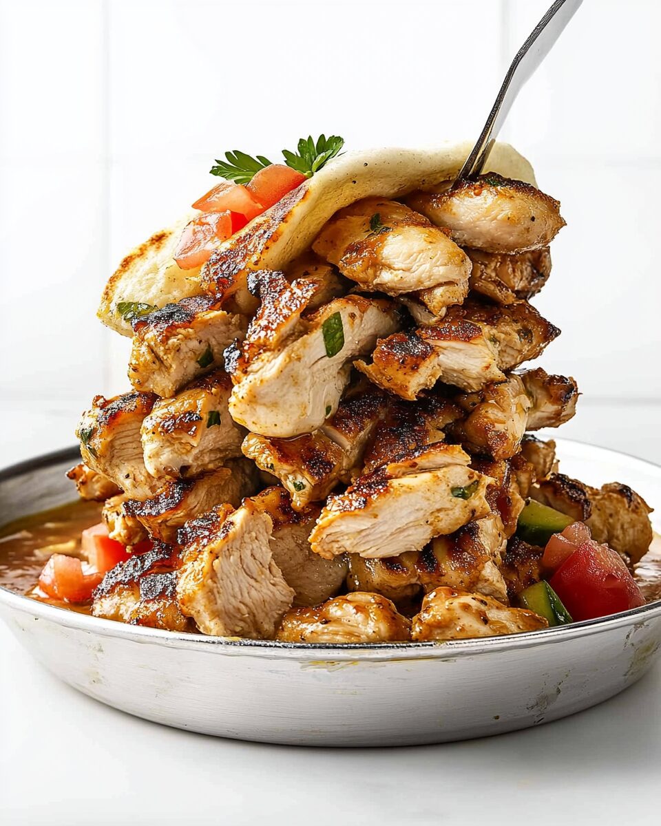 Greek Chicken Gyros