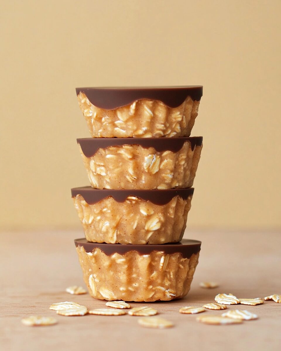 No-Bake Peanut Butter Oat Cups