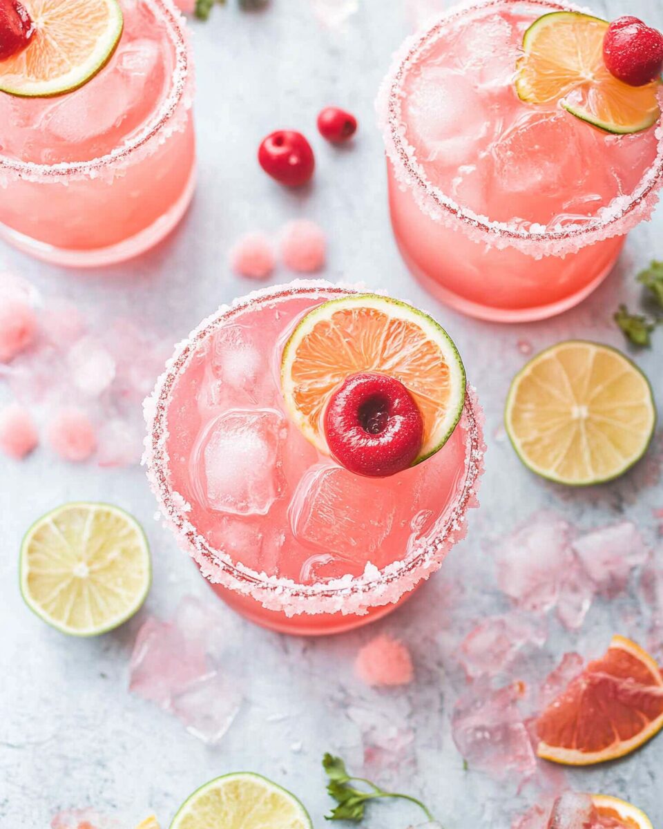 Pink Pom Pom Margaritas