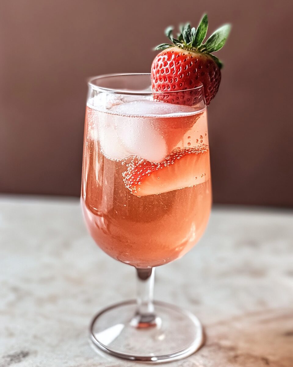 Strawberry Rose Spritz