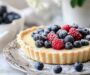 Vanilla Bean Custard Tart with Fresh Berries