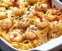 Shrimp Scampi Pasta Bake