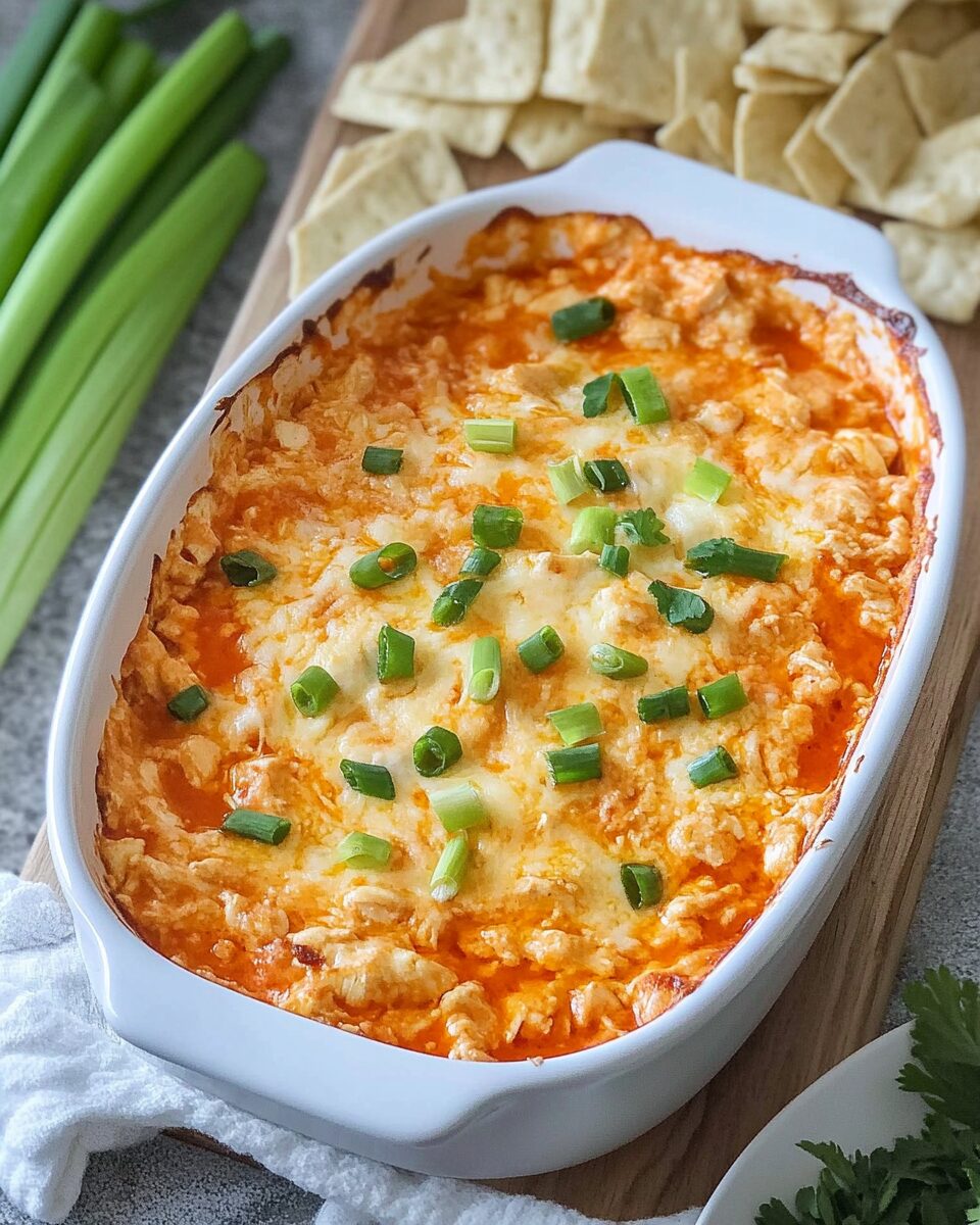 High-Protein Buffalo Chicken Dip