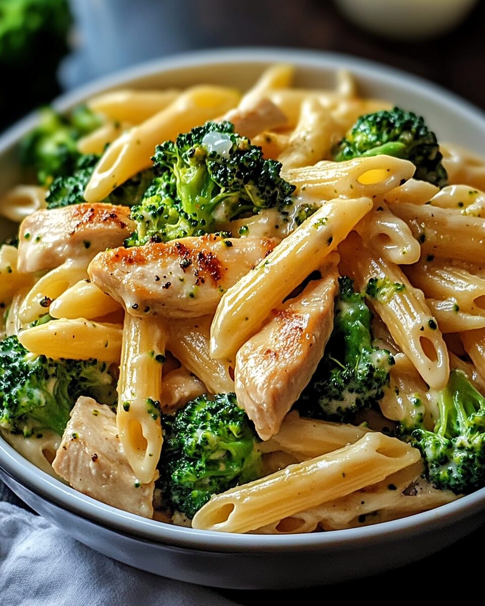 Creamy Broccoli and Chicken Penne