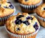 Blueberry Muffins with Sourdough Discard