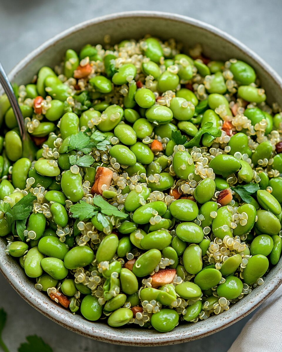 Crunchy Quinoa Edamame Salad