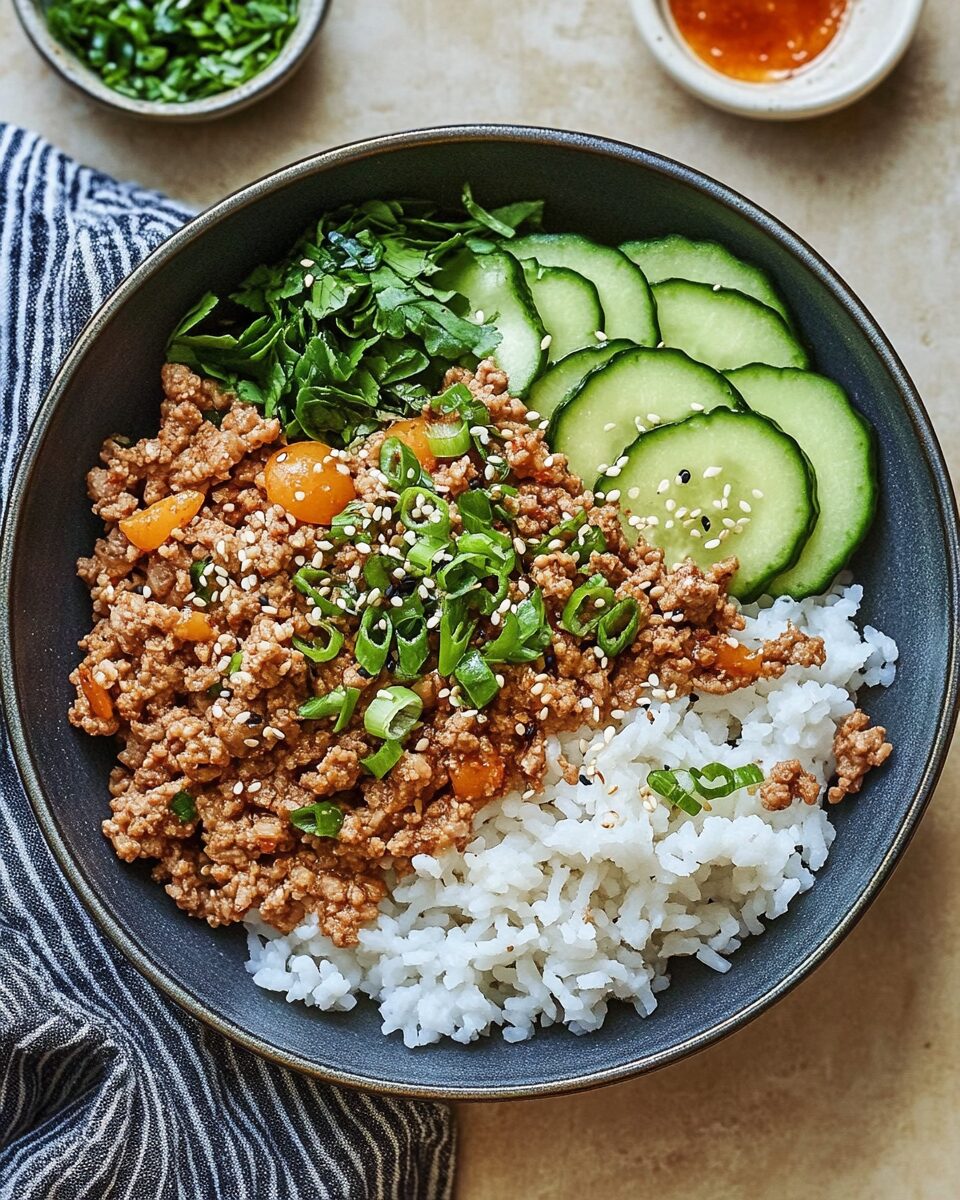 Korean-Style Ground Turkey Bowl