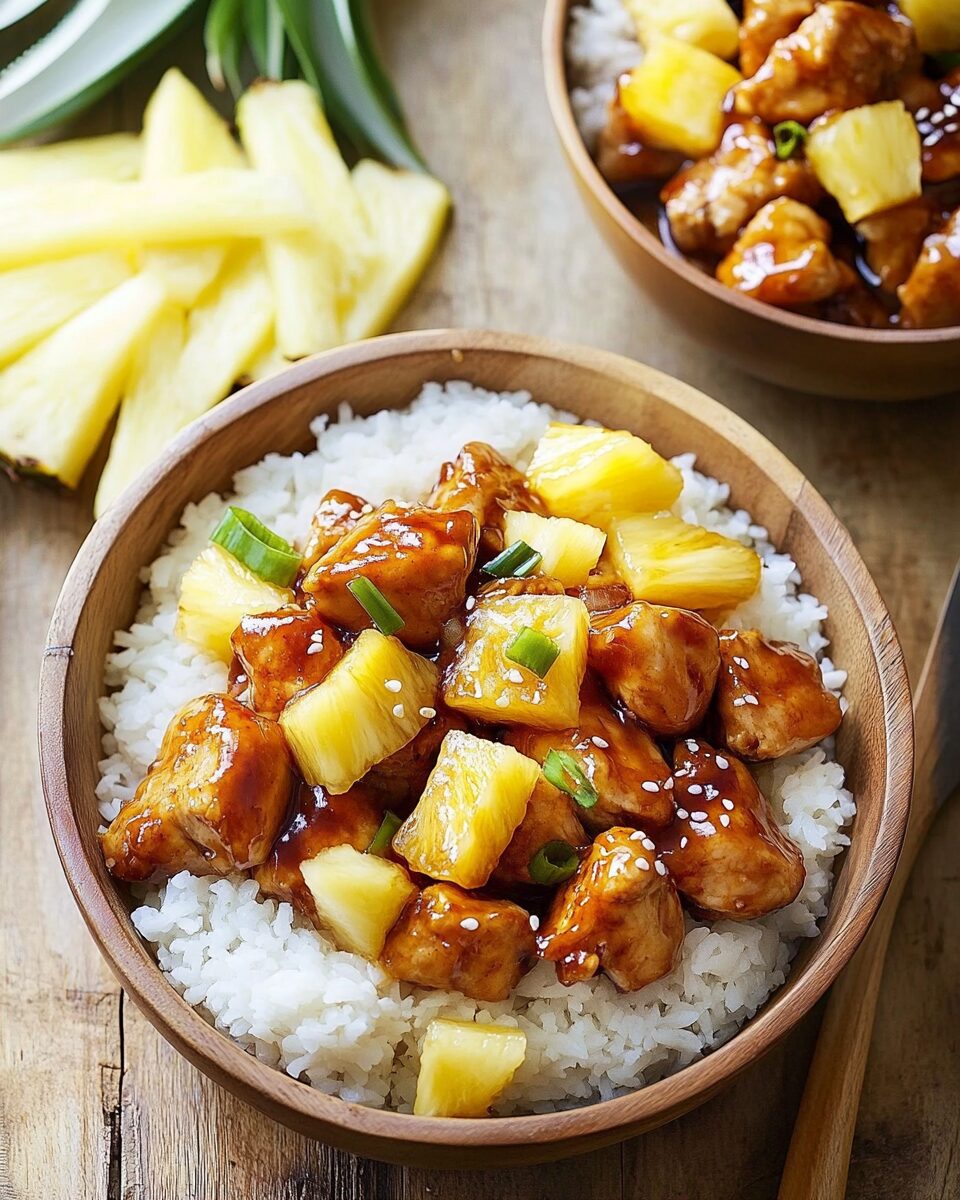 Sticky Pineapple Chicken